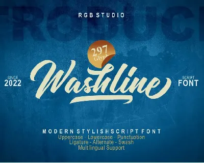 Washline font