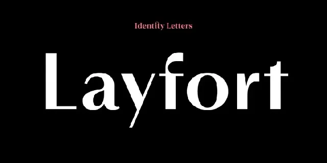 Layfort Family font