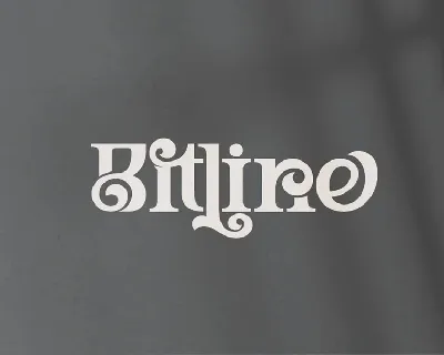 Bitline font