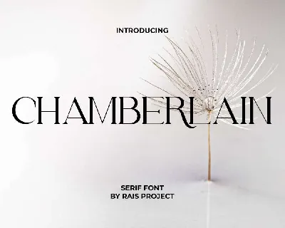 Chamberlain font