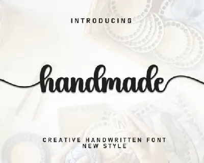 Handmade Calligraphy font