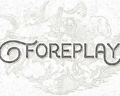 Foreplay Display Free font