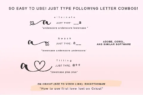 First love FD - Personal Use font