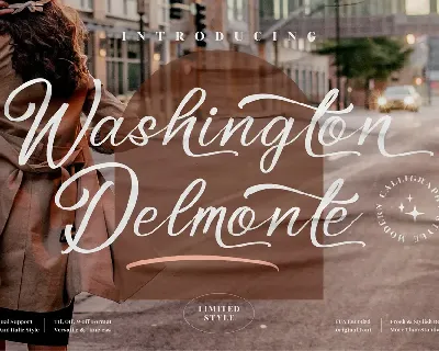 Washington Delmonte font