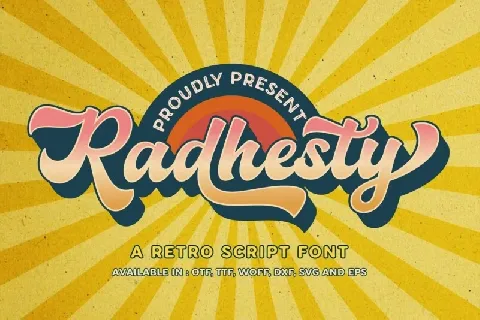 Radhesty font