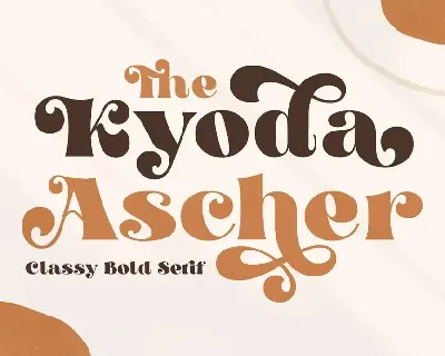 Kyoda Ascher font