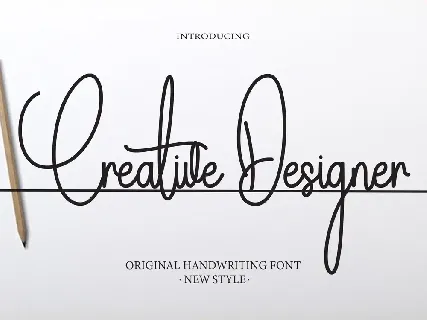 Creative Designer font