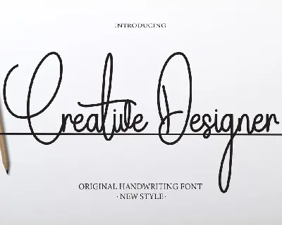 Creative Designer font