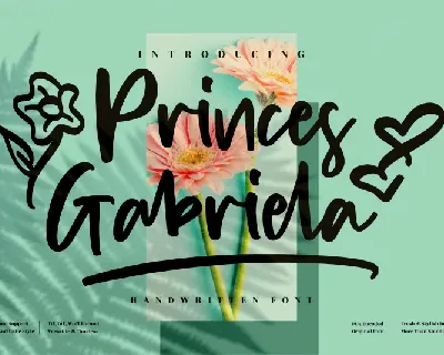 Princes Gabriela font