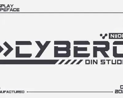 Cybero Display font