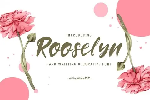 Rooselyn Brush font