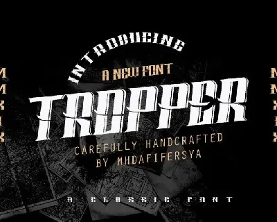 Tropper Typeface font