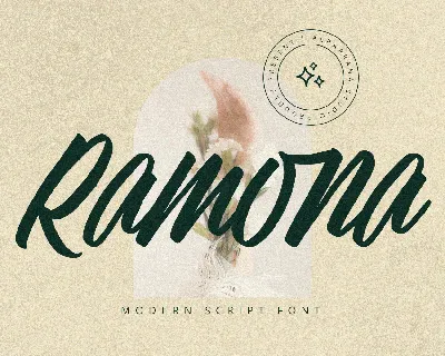 Ramona Script font