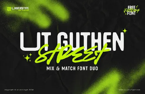 UT Guthen Street Demo font