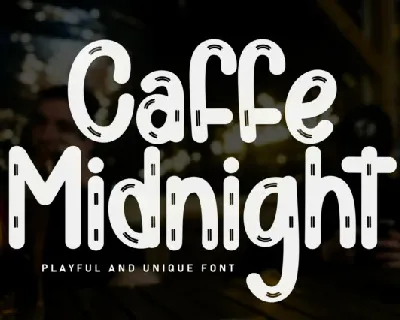 Caffe Midnight Display font