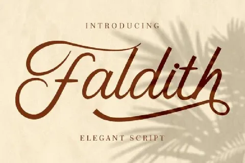 Faldith font