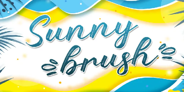 Sunny Brush font