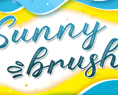 Sunny Brush font