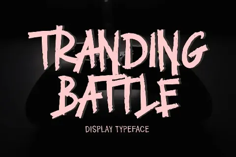 TRANDING BATTLE font