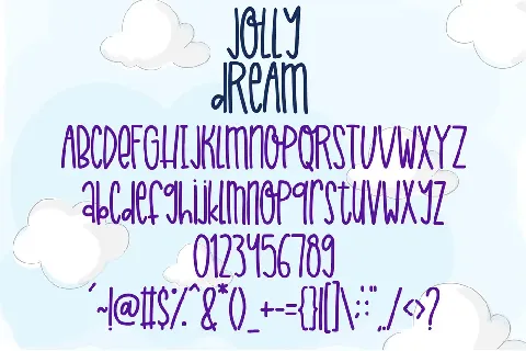 Jolly Dream font