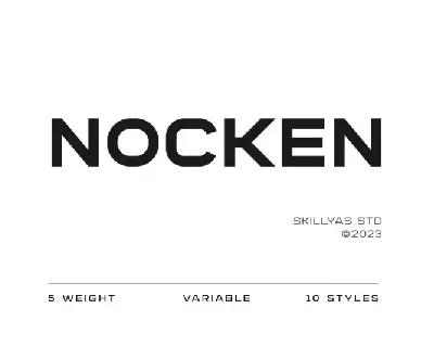 Nocken Family font