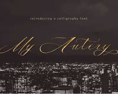 My Autery font