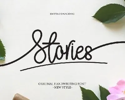 Stories font