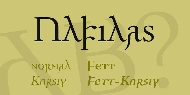 Ulfilas Family font