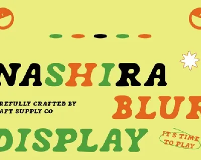 Nashira Blur font