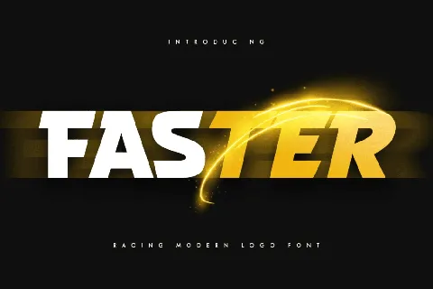 SS FASTER font