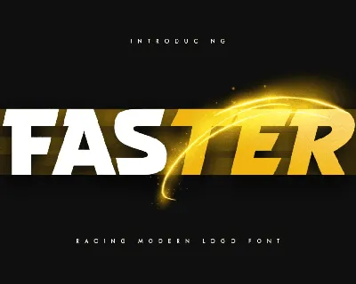 SS FASTER font