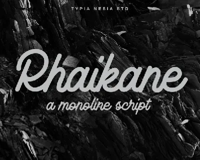 Rhaikane Script Free font