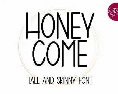 HONEYCOME - Personal Use font