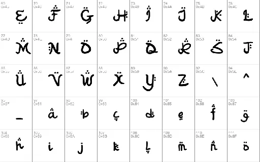 Shafwaein Yasser font