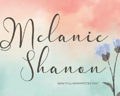 Melanie Shanon font