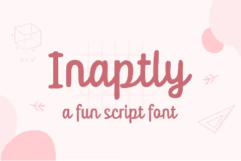 Inaptly font