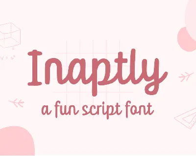 Inaptly font