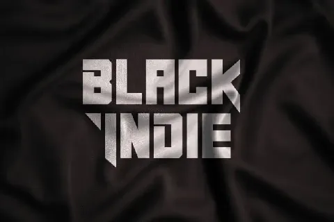 Black Indie Display font