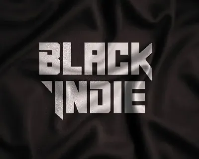 Black Indie Display font