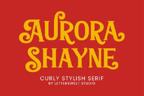 Aurora Shayne font