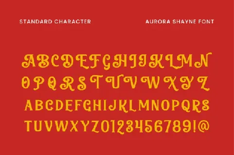 Aurora Shayne font