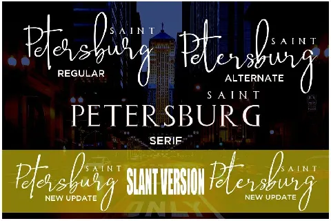 Saint Petersburg Duo font