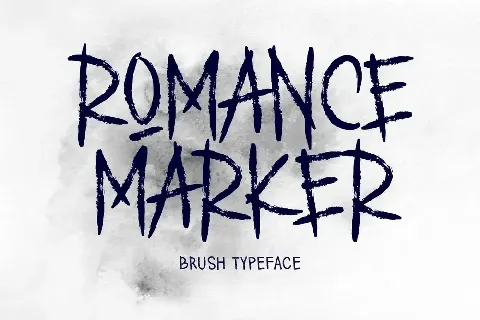 ROMANCE MARKER font
