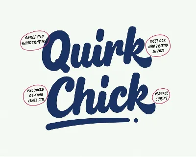 Quirk Chick font