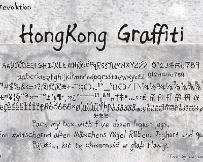 zai HongKong Graffiti font