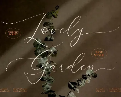 Lovely Garden font