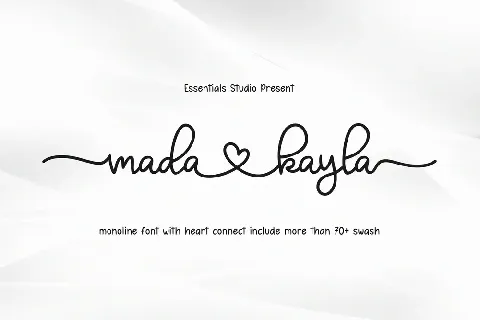 mada kayla font