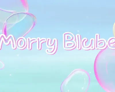 Morry Blube font