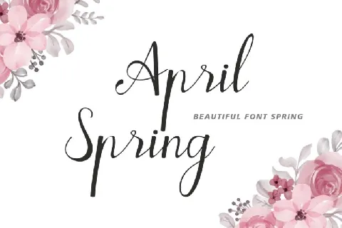 April Spring font