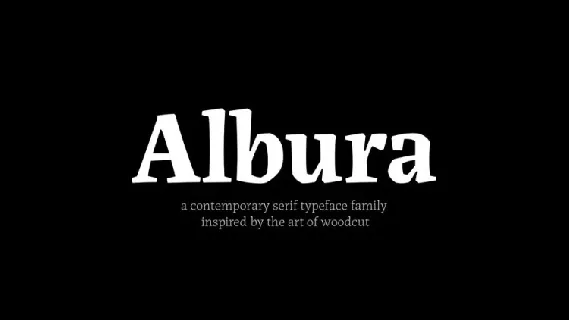 Albura Family font
